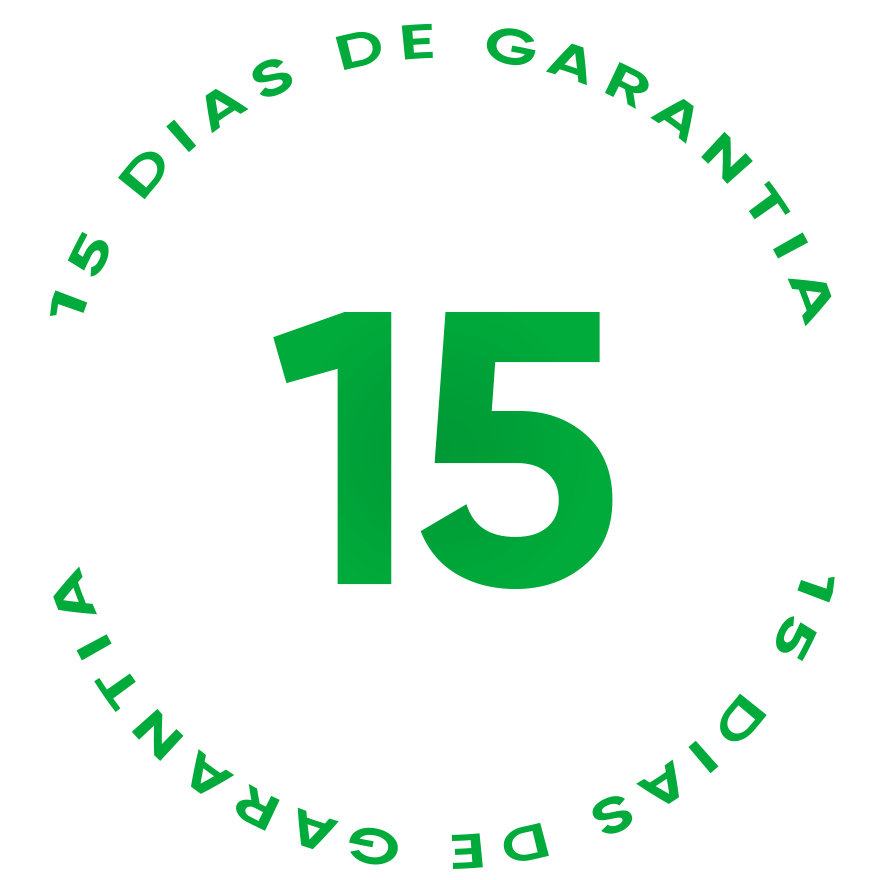 Garantia de 15 dias